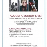 Acoustic Sunday 2013 - BSS Poster