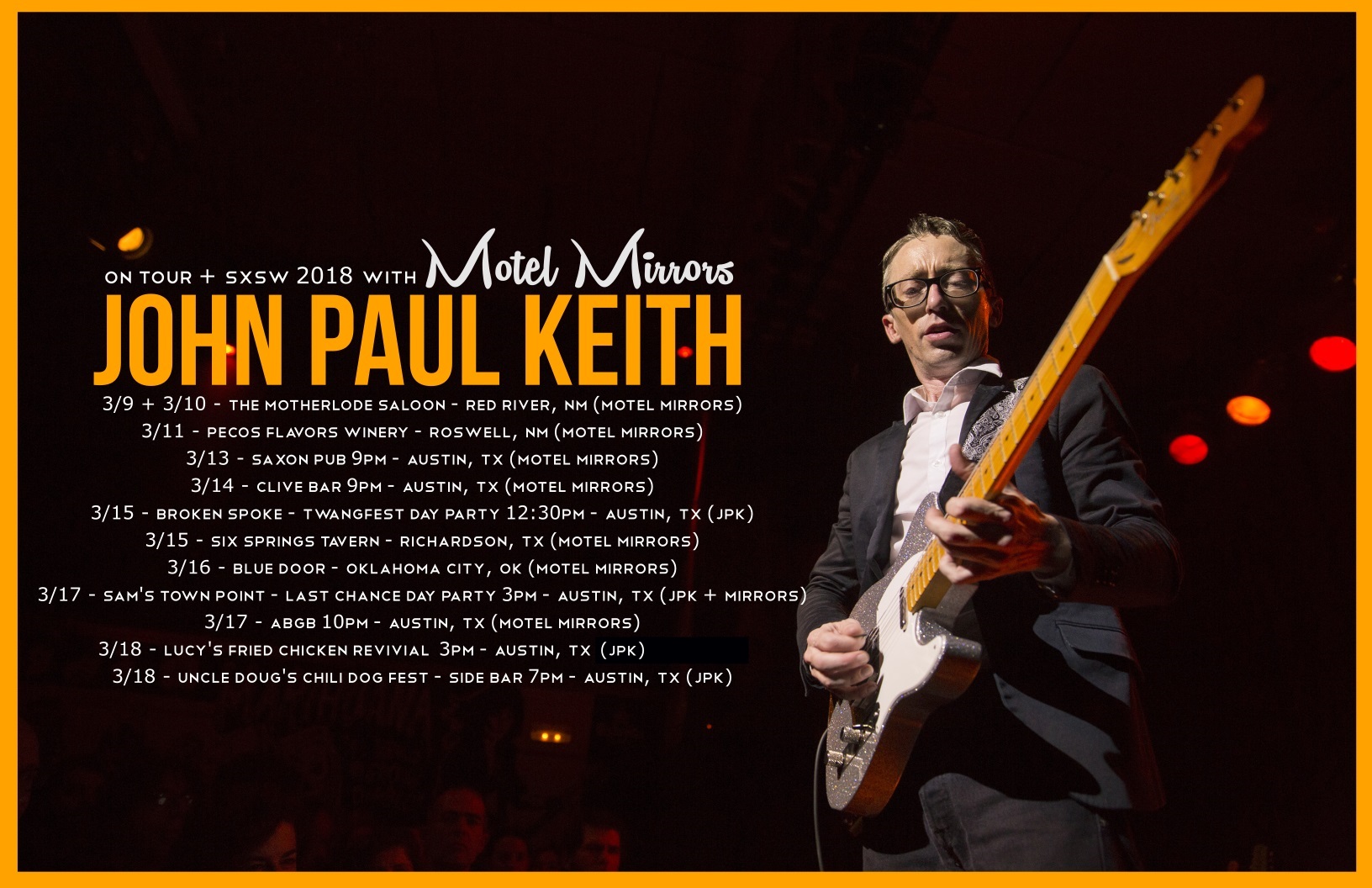 john paul keith tour